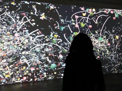 Diaspore by Jennifer Steinkamp at Lehmann Maupin