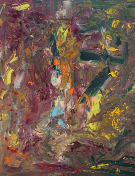 First Bloom, Oil on canvas, 39 X 31 inches (2014)