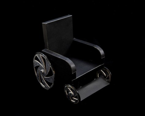 Wheelchair form the Series In Case it Rains in Heaven (2009) Image courtesy of Kurt Tong