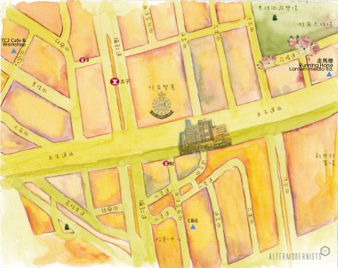 半日閒遊太子路線